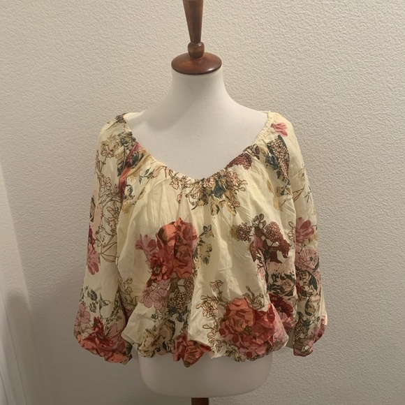 Maurices Large Top Victorian Floral NWT - Picture 1 of 4